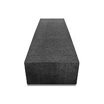 Zitelement Recht Oud Hollands 100x60x40cm Carbon