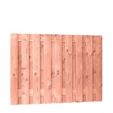 Douglas geschaafd plankenscherm 19-planks 16 mm, 180x130 cm, onbehandeld