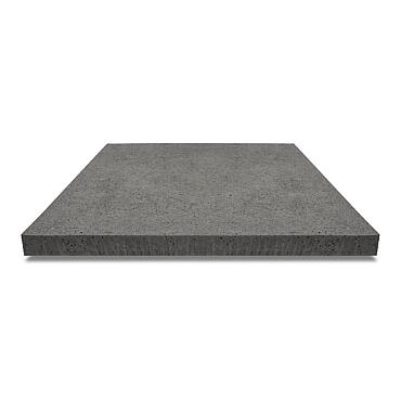 Betontegel Oud Hollands ZF 80x80x5cm, gewapend Antraciet