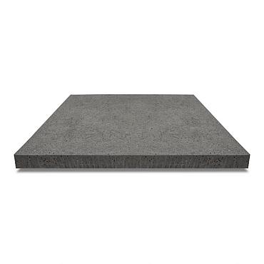 Betontegel Oud Hollands ZF 80x80x5cm, gewapend Antraciet