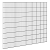 Hillfence metalen scherm, dubbele staafmat, 250x183 cm, zwart