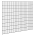 Hillfence metalen scherm, dubbele staafmat, 250x183 cm, zwart